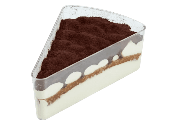 Tiramisu cake slice